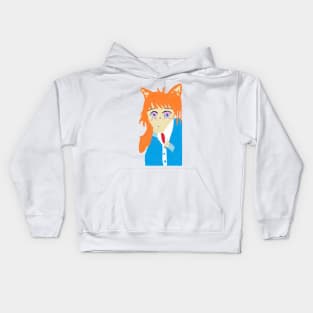 i used paint to color it in Kids Hoodie